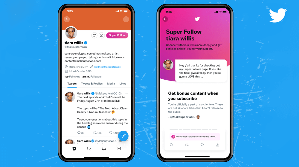 Twitter Super Follows Lets Some Users Make Money from Their Content