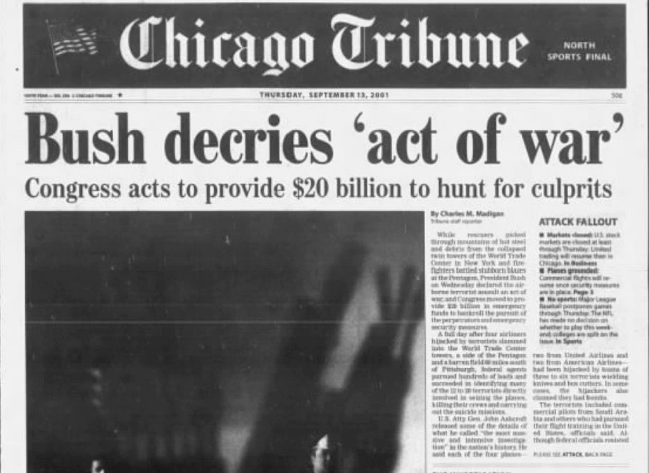 This day in history, September 12: Stunned rescue workers continue to search for bodies in the World Trade Center’s smoking rubble a day after a terrorist attack shut down the financial capital