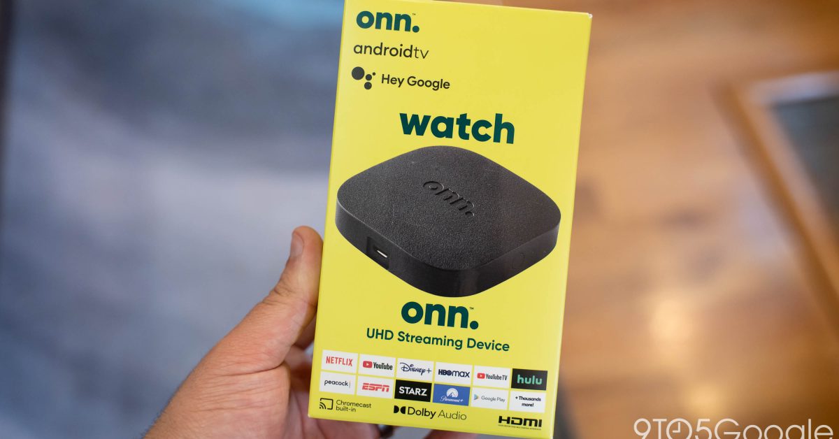 Walmart Onn box gets Android TV update w/ new security patch, freezing issue fixes, more