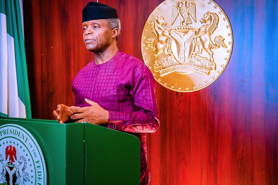 Financial space must be open to other players – Osinbajo