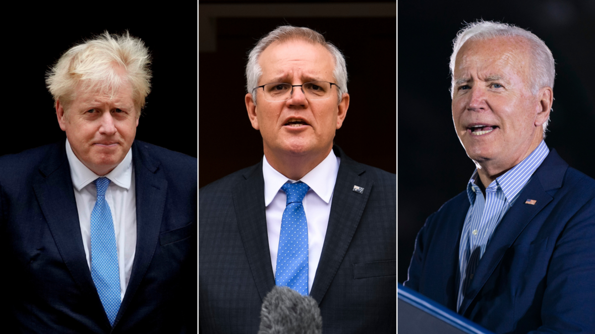 Scott Morrison set to make security announcement alongside Joe Biden, Boris Johnson