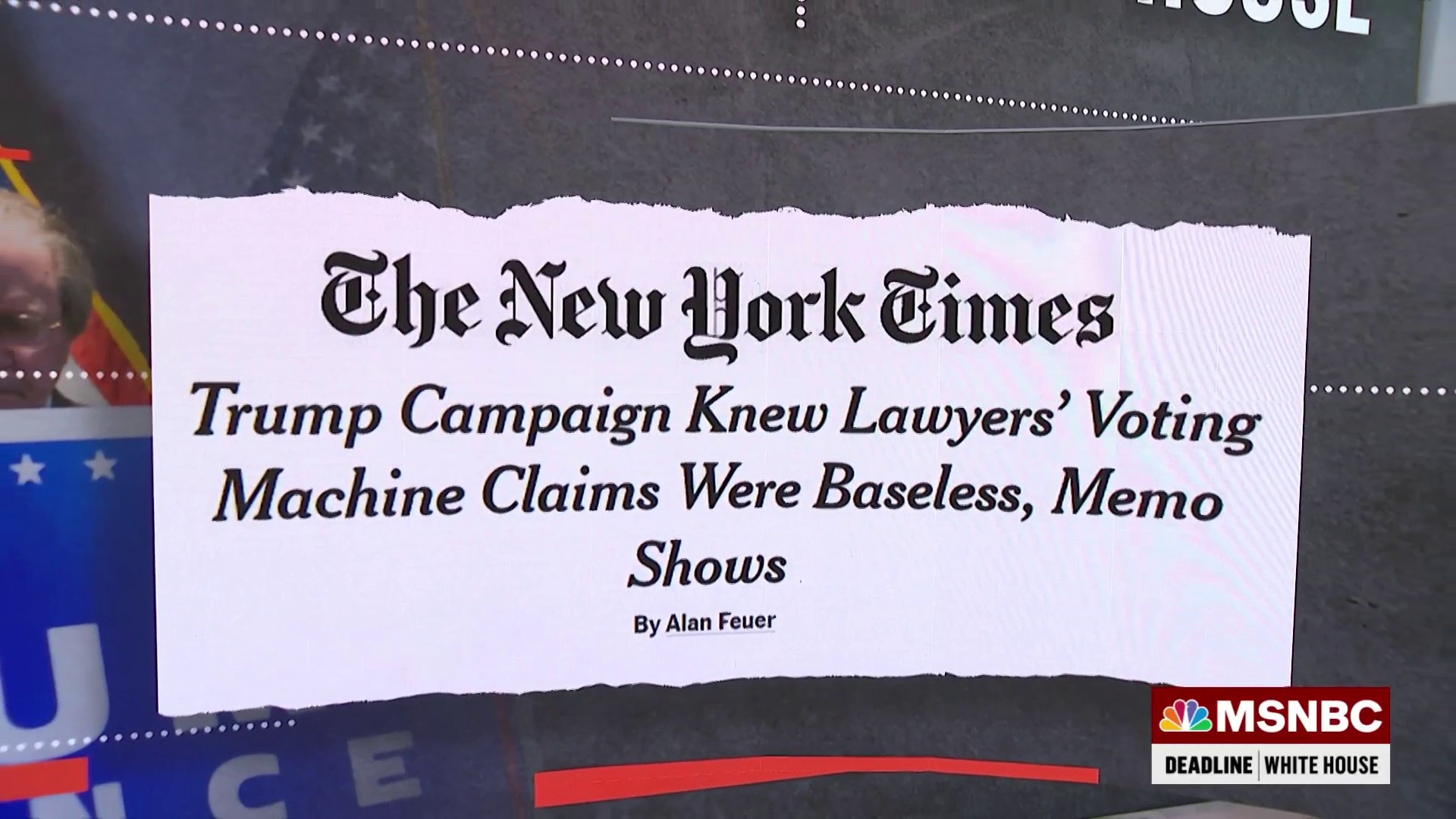 NYT: Trump campaign knew claims of election fraud were lies