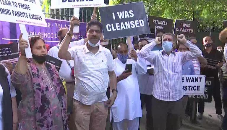 Kashmiri Pandits protest over string of targeted killings in valley, demand security