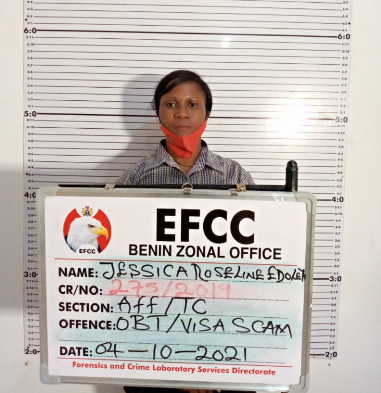 EFCC arraigns lady for N2.5m Canadian visa fraud