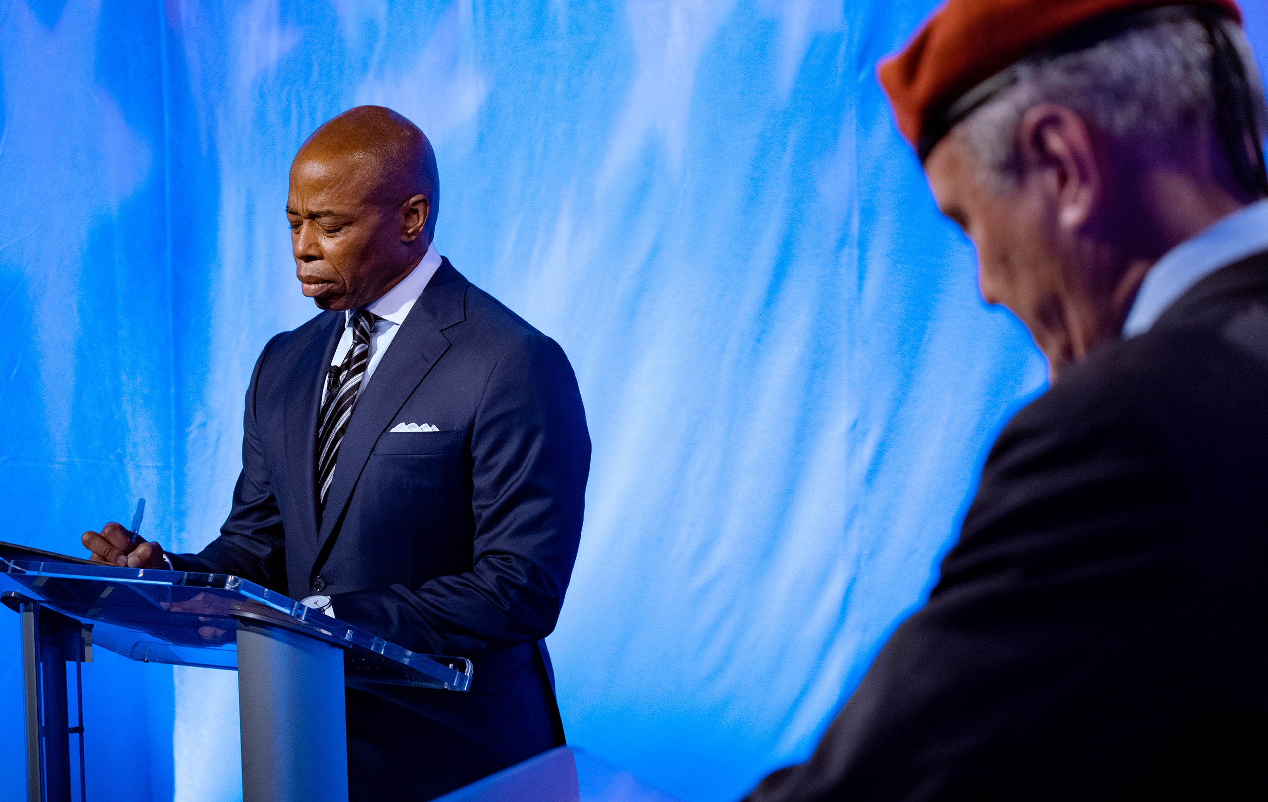 A Pair of Crime Crusaders Face Off at the New York Mayoral Debate