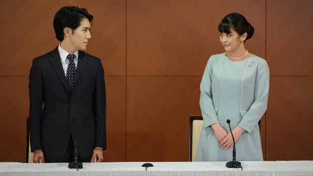 Japan’s Princess Mako marries for love, gives up money and title