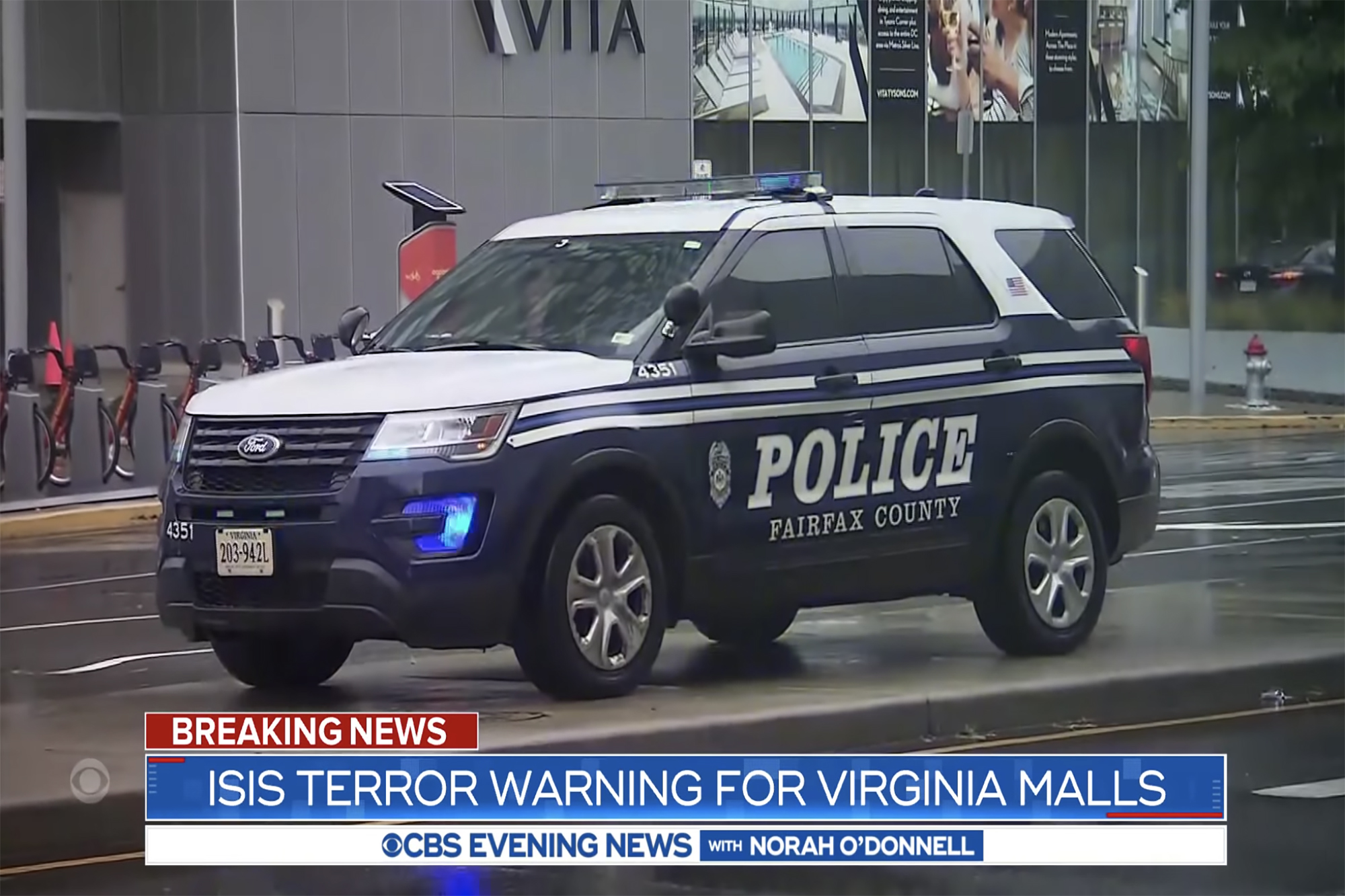 Police beef up security at malls, shopping centers outside DC following ISIS threat