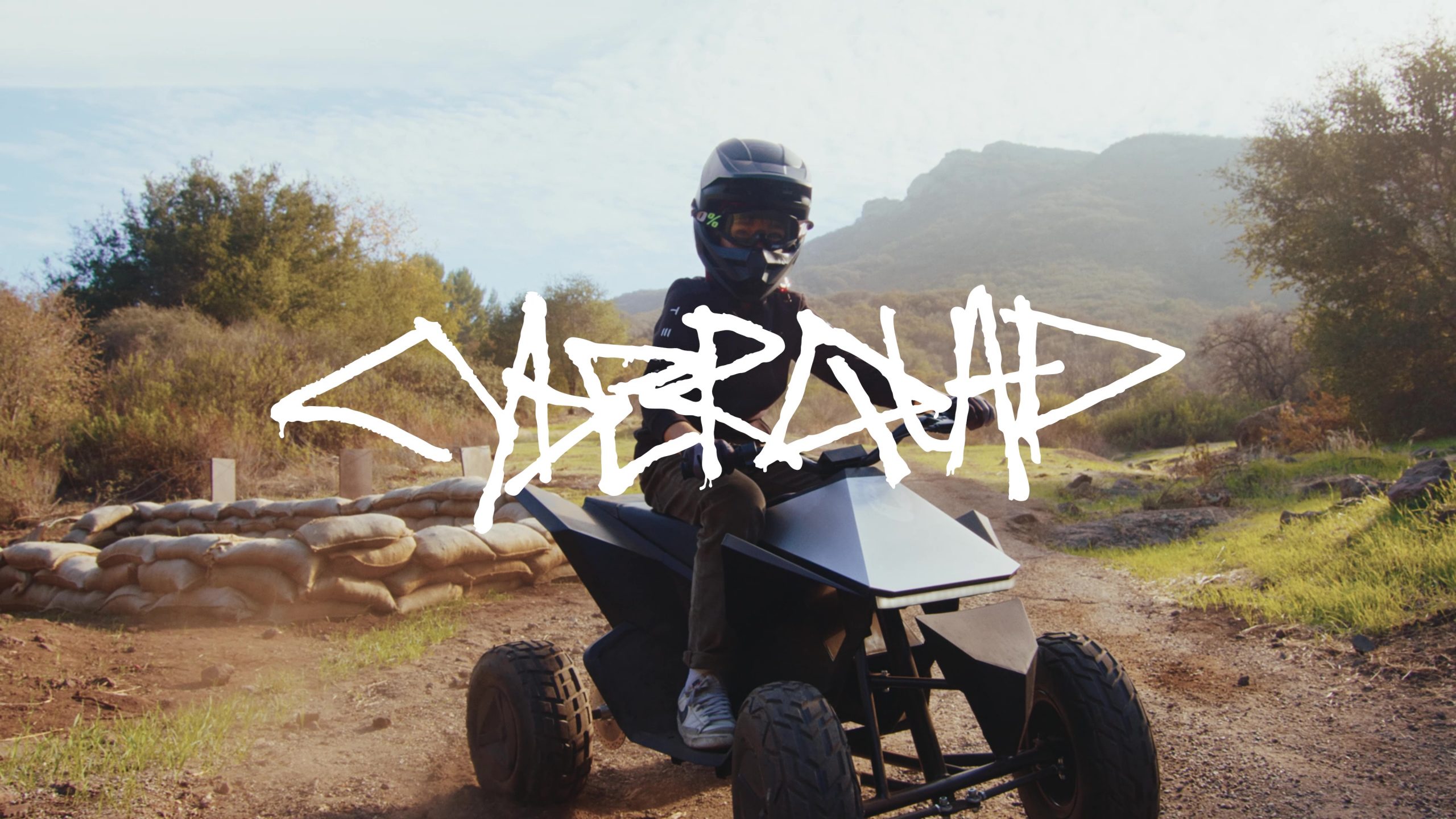 Tesla is selling a $1,900 Cyberquad ATV for kids