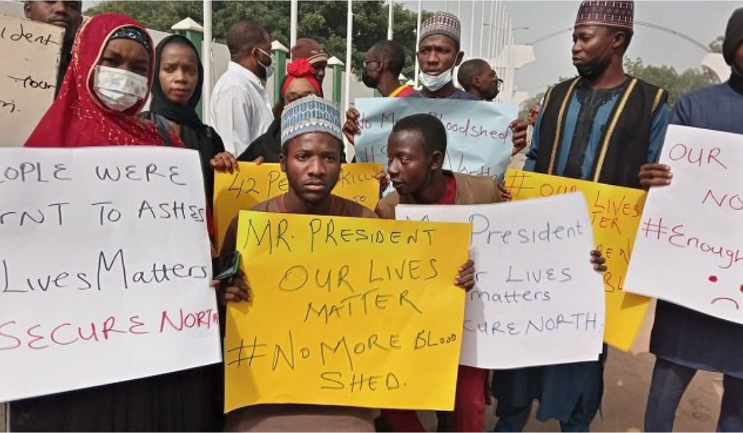 Youths protest across North over worsening insecurity