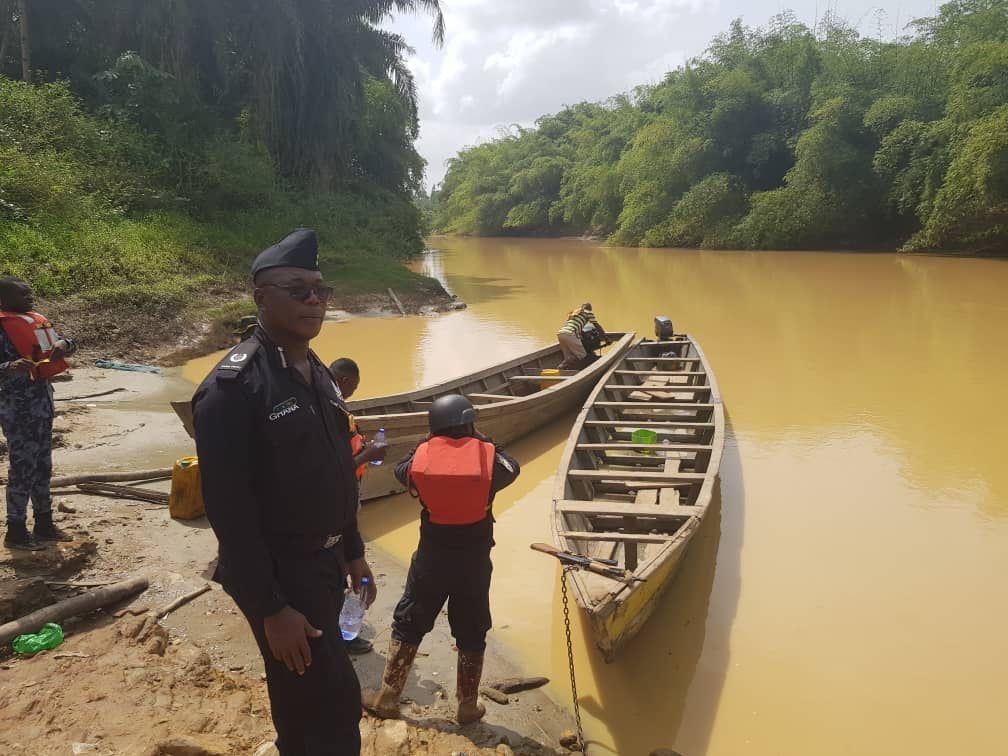 Illegal miners still polluting Ankobra River despite action by Nzema East Security Council