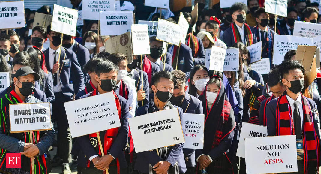 Thousands in Kohima protest December 4 killing of 14 civilians by security forces