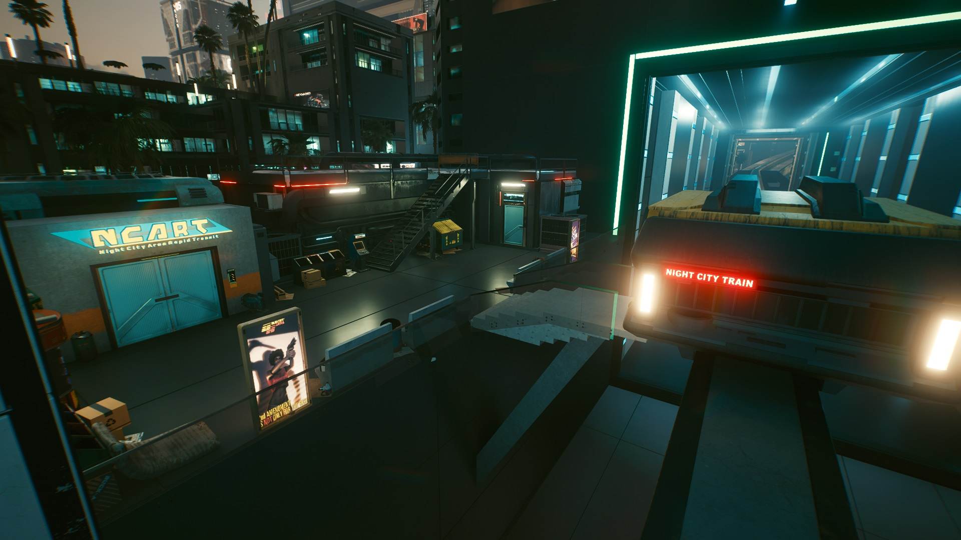 Cyberpunk 2077 mod adds a rideable metro for your futuristic commute