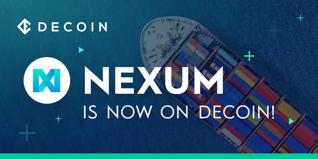 Nexum launches NEXM utility token specifically for the shipping and oil financing industry