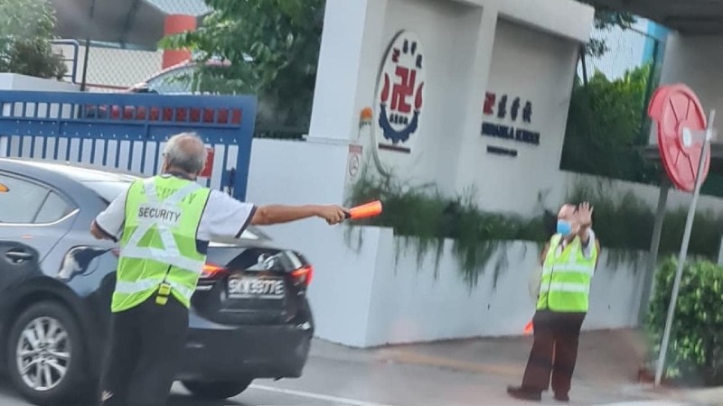 Back to school: Security guard hurt by entitled driver returns to duty