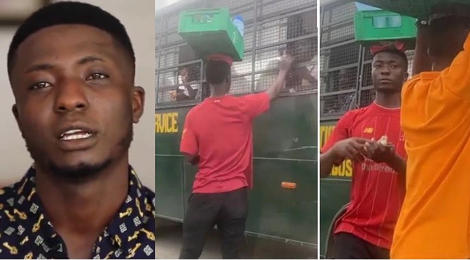I Am Now Enjoying Life’ – Hawker Who Gave Money To Prisoners In Traffic Speaks (VIDEO)