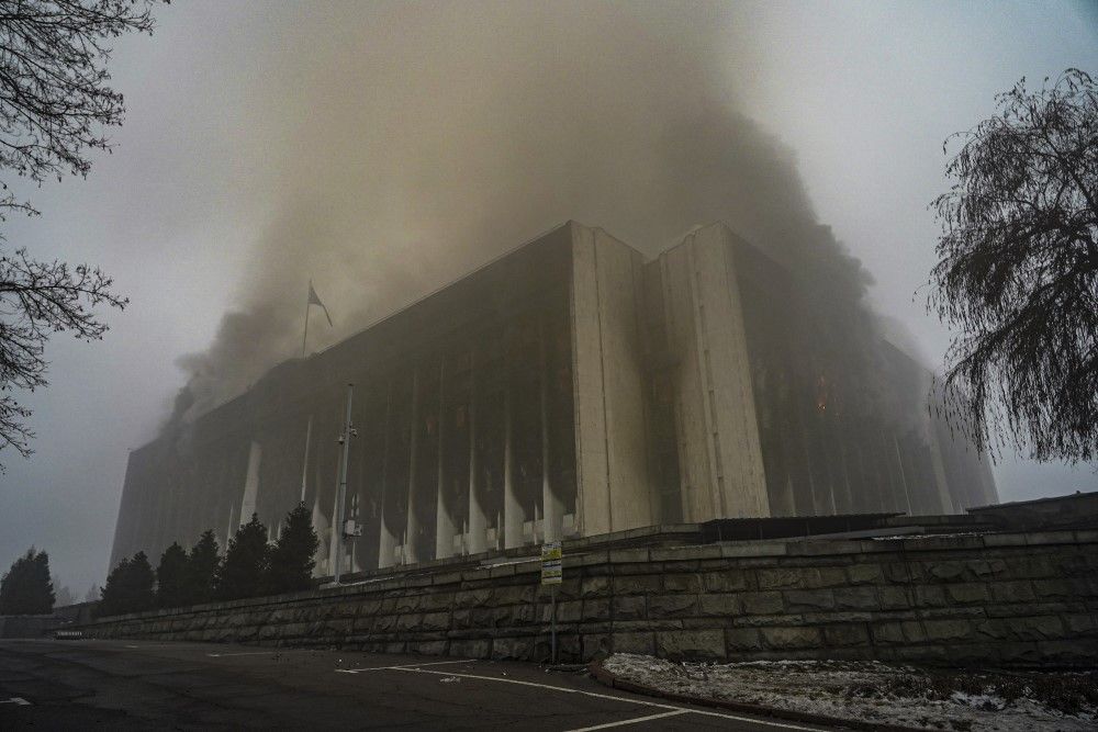 Kazakhstan holding hundreds for terrorism and disorder