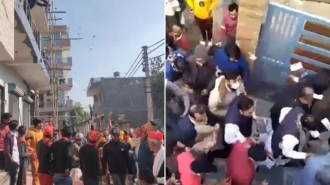 It’s raining money! Notes showered on RLD-SP candidates during canvassing in UP | WATCH