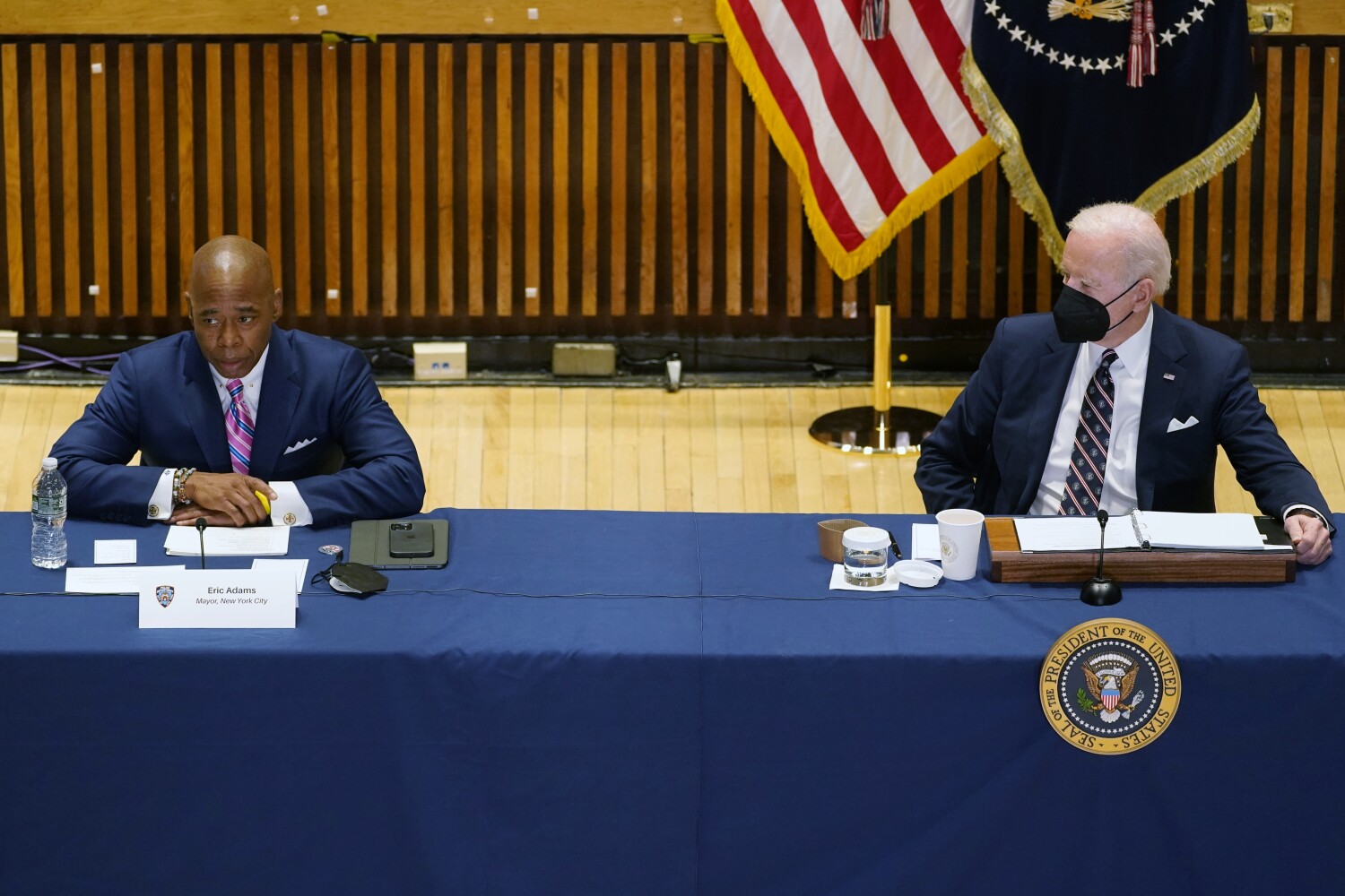 ‘The answer is not to defund the police’: Biden embraces New York’s mayor and his approach to crime
