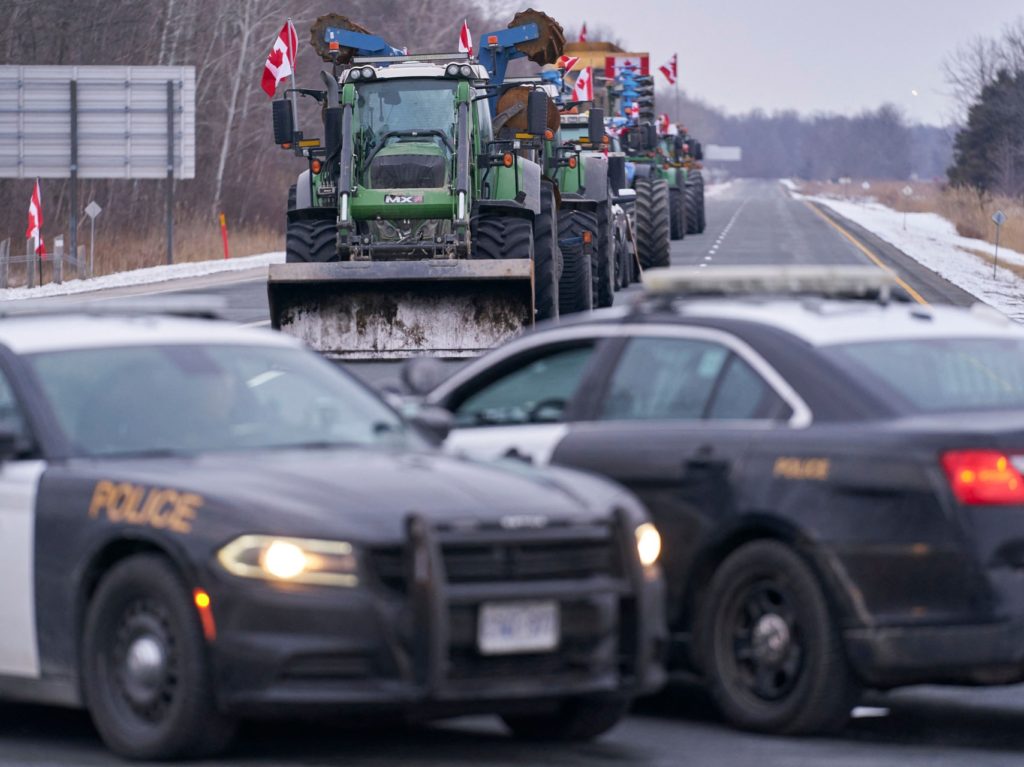 Mayor Accuses Truckers of ‘Economic Terrorism’ as Another Canadian Blockade Formed