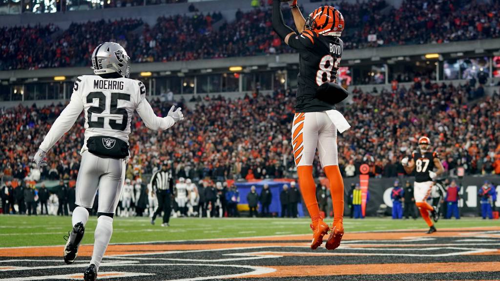 Tyler Boyd to bettor who laid $500 on his anytime TD prop: ‘You gonna win some money’