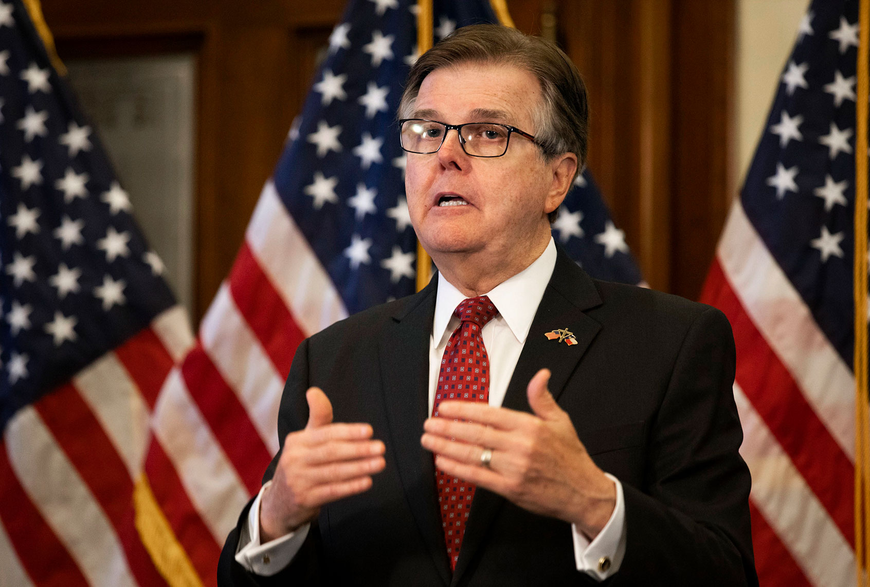 Texas’ Lt. Gov Dan Patrick’s attempt to hype GOP voters’ fears of election fraud backfires