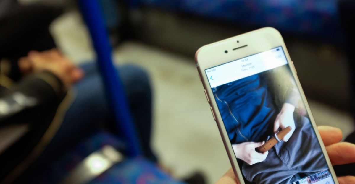 Cyber-flashing: 'Men think they have some sort of right'