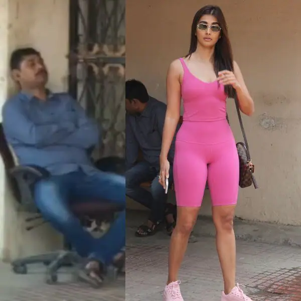 Radhe Shyam actress Pooja Hegde steps out in a body-hugging outfit; but fans hooked to a sleeping security guard – watch video
