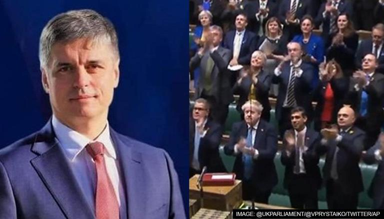 UK MPs give standing ovation to Ukraine envoy, lambast Russia for committing ‘war crime’