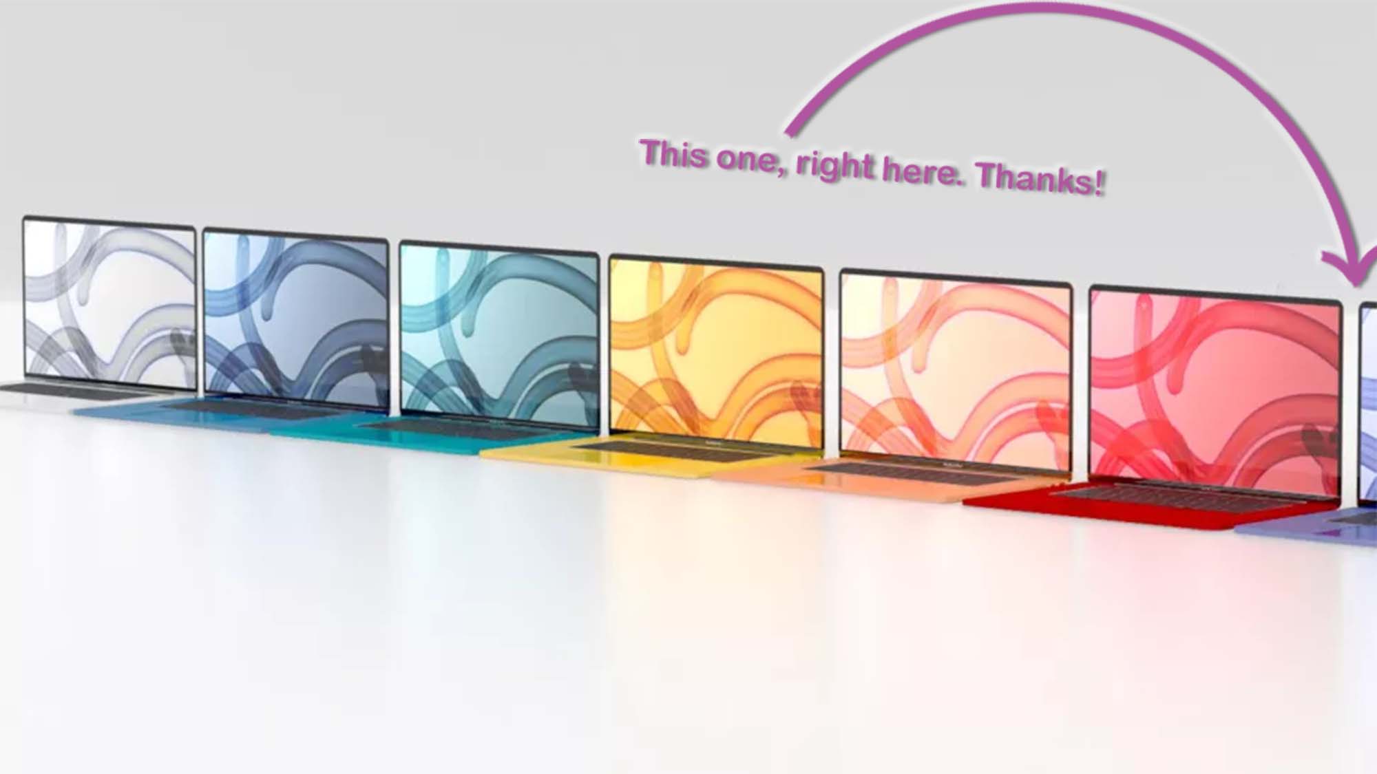 Damn it, Apple, please just take my money and give me a purple MacBook