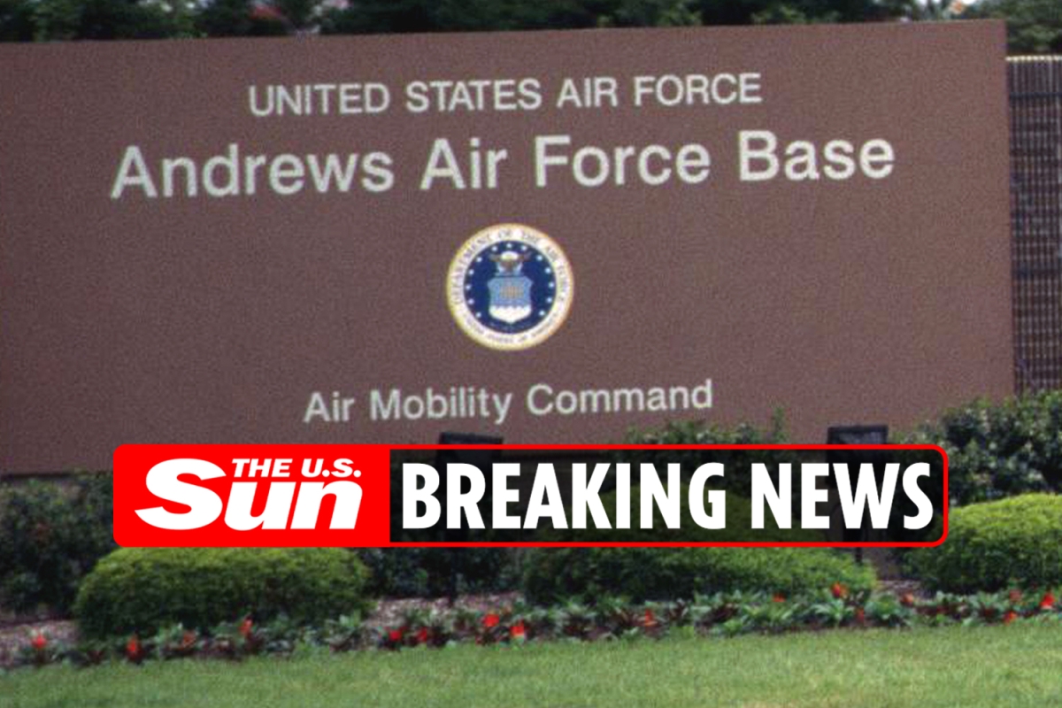 Joint Base Andrews ‘on lockdown over security alert’ moments after Kamala Harris left on Marine Two, reports claim