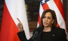 Kamala Harris says Russia should ‘absolutely’ be investigated for war crimes in Ukraine – live